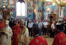 Митрополит Хризостом освештао Храм Светог Варнаве Исповједника