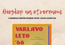 Сутра „Биоскоп на отвореном“ уз филм „Варљиво лето ’68“