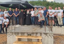 Освештани темељи Цркве Свете великомученице Марине