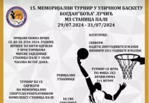На Палама од 29. до 31. јула Меморијални турнир у уличном баскету „Богдан Боћа Лучић“