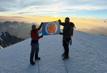 Паљани на највишем врху  Алпа – Мон Блану