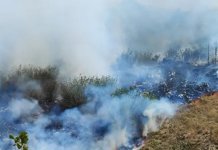 Стање на пожаришту код Билеће и даље тешко, ускоро ће дејствовати хеликоптер