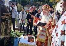 У Каљини освештано и откривено спомен-обиљежје српским борцима и цивилима