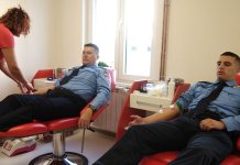 У акцији давања крви 60 припадника Полицијске управе