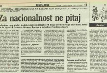 Сјећање на прве ратне године у Хрватској и избјеглички живот на Палама