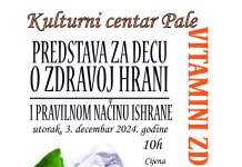 Дјечијa представа „Витамини здрави фини“ 3. децембра