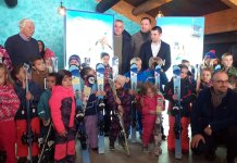 Љевнаић на Игриштима подијелио скије за 26 дјеце