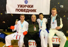 Три медаље каратистима „Гласинца“ у Ужицу