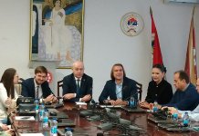 Пријем за студенте зимске школе у Пскову