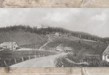 Касарна на Каловитим брдима: Од војног утврђења до светионика знања Једна од најстаријих фотографија Пала на којој се види касарна на Каловитим брдима и мост преко Миљацке. Фотографију је направио Макс Јафе из Беча и издао као разгледницу око 1900. године