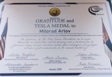 Теслина награда за хуманост за помоћ Србима на Космету