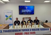 63. Традиционални турнир у малом фудбалу „Коран – Пале 2025.“ – Хуманитарни карактер и наградни фонд од 10.000 КМ
