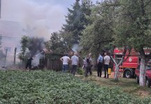 Угашена четири пожара, изгорио помоћни објекат у Балтићима