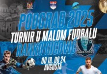 Меморијални турнир „Ранко Цицовић“ од 18. августа у Подграбу