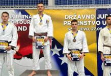Димитрије Савић и Вук Илић вицешампиони, Матија Короман трећи на Првенству БиХ за сениоре до 23. године