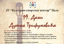 19. Дани Душка Трифуновића у Палама