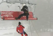 Сутра вјежба евакуације скијаша са жичаре