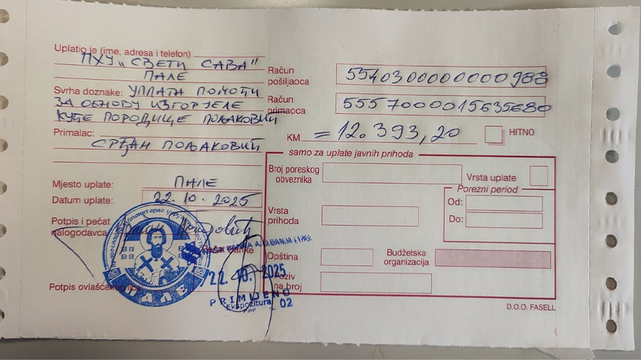 za obnovu kuce porodice poljakovic - phu sveti sava