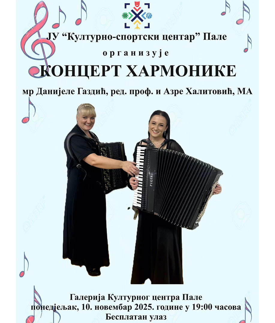 koncert harmonike - najava