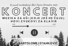 Концерт – „Музика за уши (које још не чују): Нови звукови за клавир“ у Источном Сарајеву