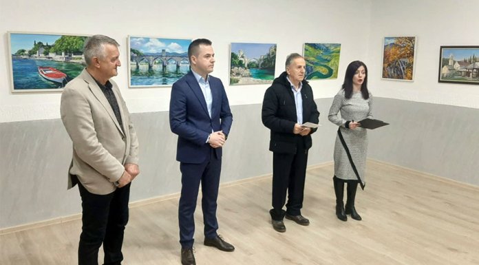 Отворена изложба слика „Боје Балкана“ Олге Копеине из Русије