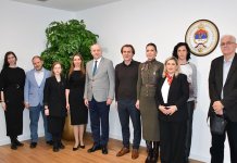 Кулић са делегацијом Балтичког федералног универзитета „Имануел Кант“ из Русије