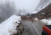 Благо изливање ријеке Праче, пут Подграб-Јахорина непроходан