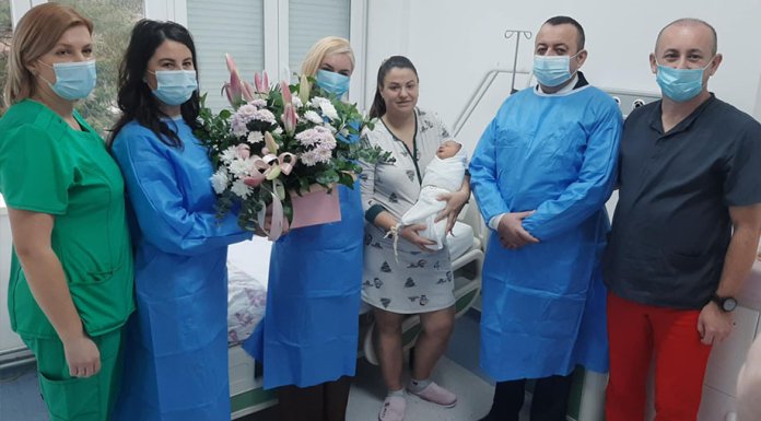 Универзитетска болница даривала прву бебу у 2026. години