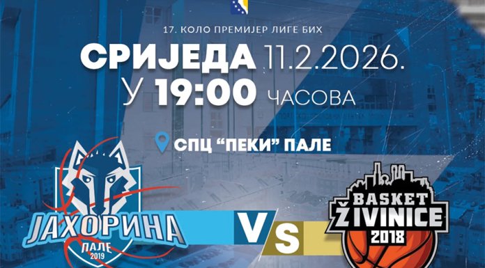 Кошаркаши „Јахорине“ сутра против „Баскета“ из Живиница, утакмица има и хуманитарни карактер
