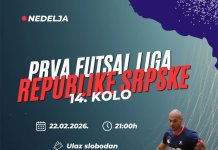 Футсалери „Јахорине“ у недјељу гостују у Дервенти