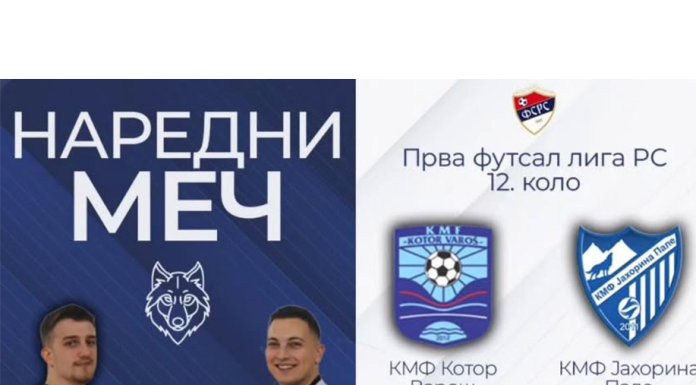 Футсалери „Јахорине“ у недјељу гостују у Котор Вароши