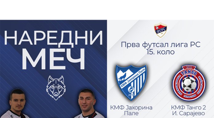 Футсалери „Јахорине“ дочекују „Танго“ у борби за прво мјесто