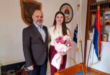 Стипендија за најтрофејнију каратисткињу Селену Леканић