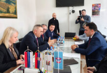 Башевић: Са Минићем о улагањима Владе у пројекте у локалној заједници