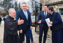 Минић у посјети Цркви Светог пророка Илије