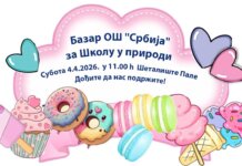 Ученици ОШ „Србија“ организују продајни базар на шеталишту у Палама