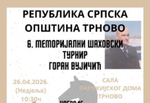 У недјељу Меморијални шаховски турнир „Горан Вујичић“