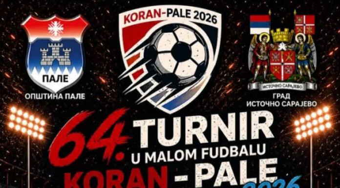 Турнир у малом фудбалу „Коран-Пале 2026“ од 8. до 19. јуна