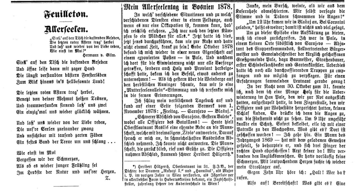 Badener Zeitung 31. октобра 1906. године