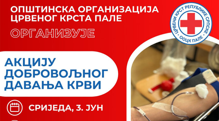 Црвени крст Пале организује акцију добровољног давања крви