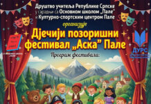 Дјечији позоришни фестивал „Аска“ 11. и 12. јуна у Палама