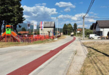 Почело обиљежавање бициклистичке стазе кроз Пале