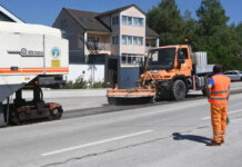 Почели радови на реконструкцији магистралног пута кроз Пале