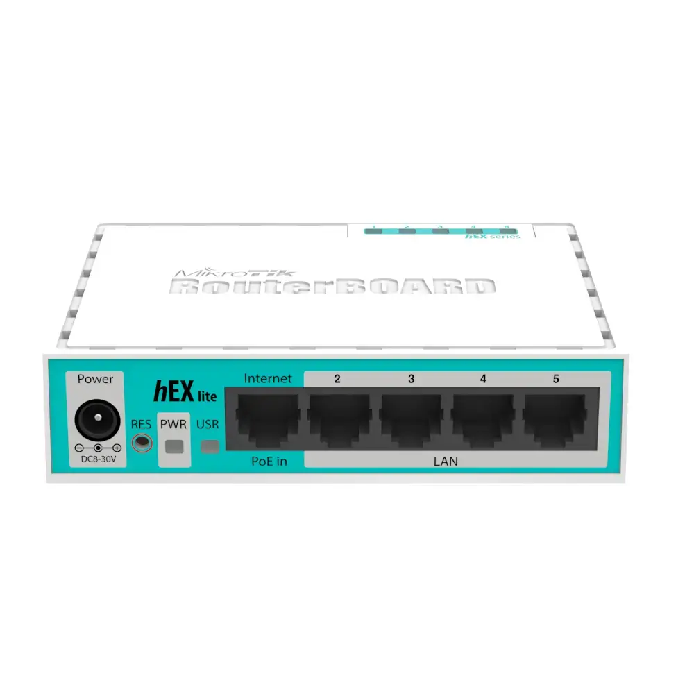 MikroTik hEX lite RB750r2 ruter