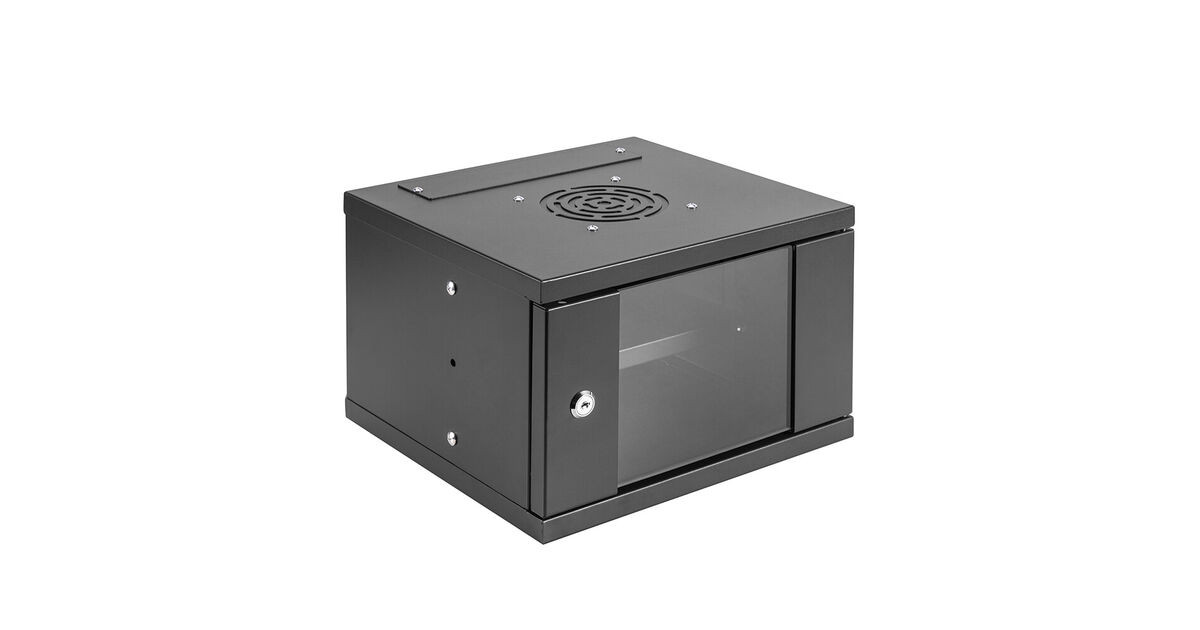 4U 10” rek orman nazidni W304 sa staklenim vratima
